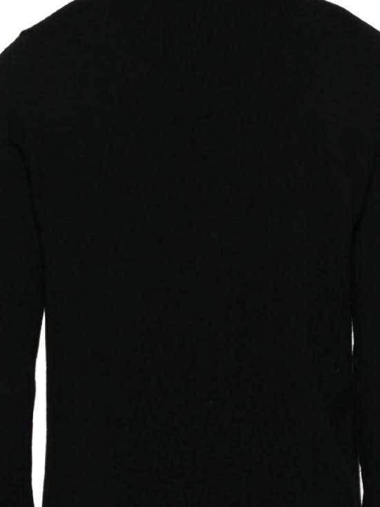  꼼데가르송 플레이 레드 하트 x 라인스톤 브이넥 스웨터 AXN801051 Black - COMME DES GARCONS