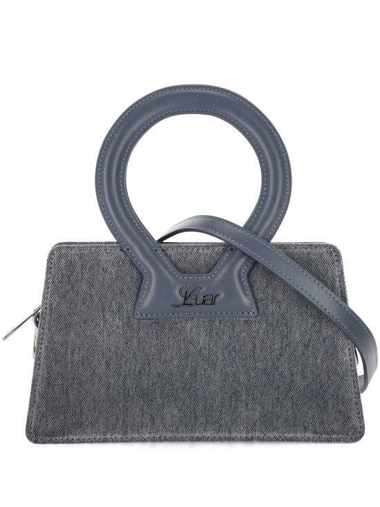25FW 루아르 토트백 LUARSMANA DNMGRY GREY DENIM ENZYME