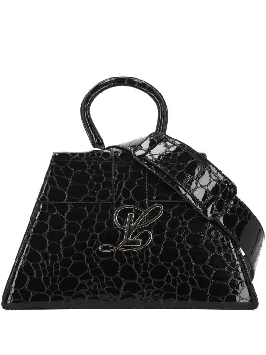 25FW 루아르 토트백 LUARJAHYRAPB PBBLK BLACK PEBBLE LEATHER