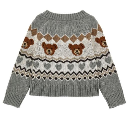 25FW [키즈] 모나리자 니트/스웻셔츠 19F808 60620232 - MONNALISA