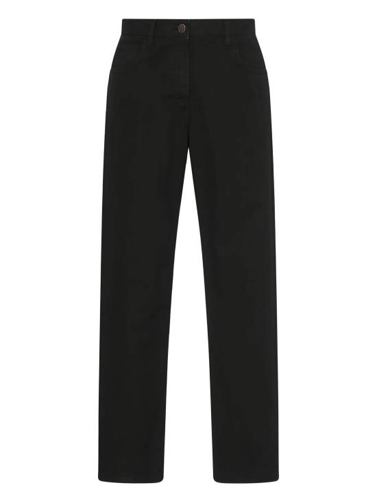 25SS 더로우 데님 팬츠 10000 W3912BLK Black