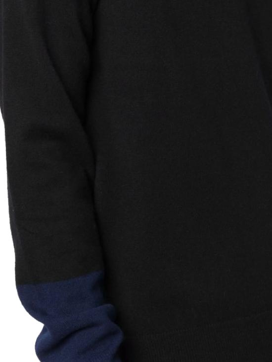  꼼데가르송 컬러블록 스웨터 FZN112PER Black - COMME DES GARCONS