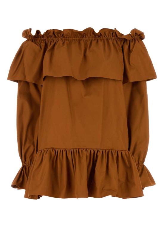 25SS 생로랑 숏 원피스 820312Y3A99 2498 Camel