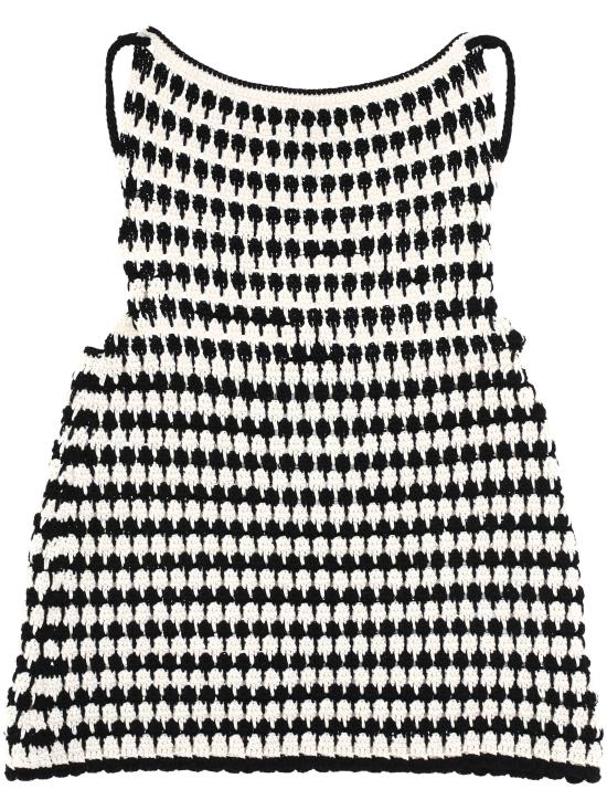 25SS 쥬세페 디 모라비토 미디 원피스 04SSKND345 0446099 Black white