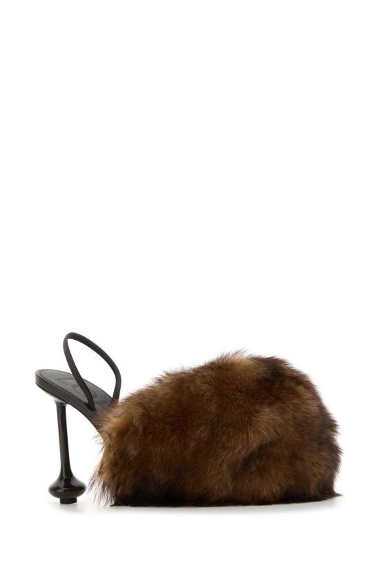 25FW 로에베 힐/펌프스 L814462X04 BROWN Multicoloured - LOEWE