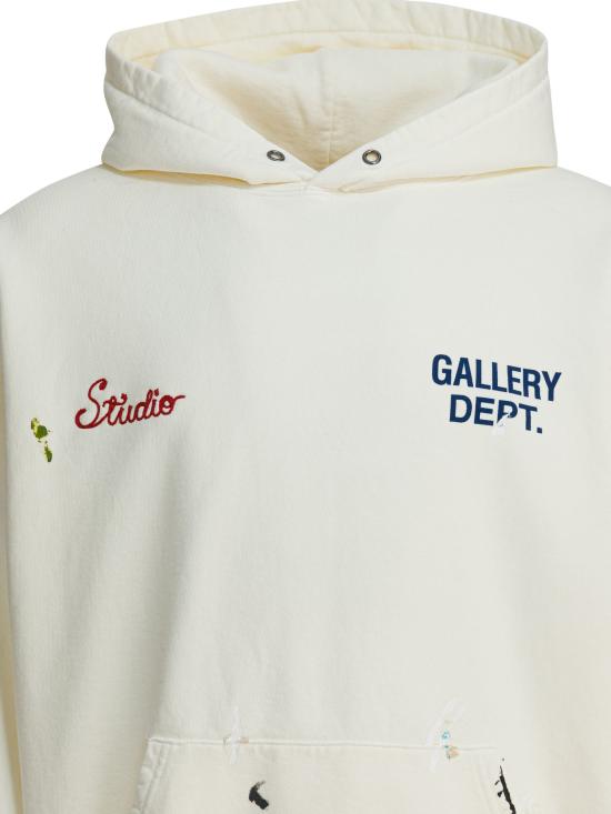 26SS 갤러리 디파트먼트 후드 티셔츠 SH 50040LIGHT ARCHIVAL WHITE White - GALLERY DEPT