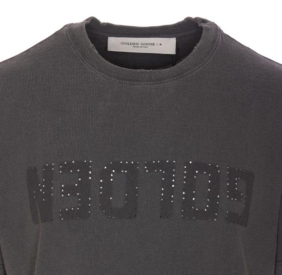 25FW 골든구스 반팔 티셔츠 GMP01220 P00067160318 Grey - GOLDEN GOOSE