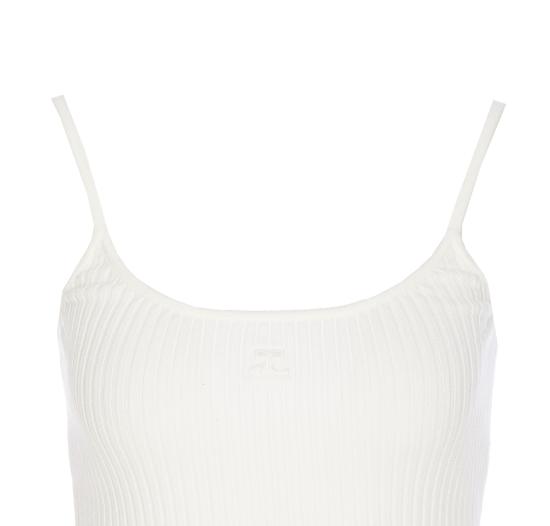 25FW 쿠레쥬 긴팔 티셔츠 PERMDE012FI0001 White - COURREGES