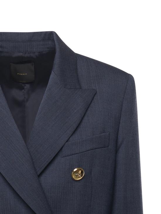 25FW 핑코 수트 자켓 105617 A2SNG07 Blue - PINKO