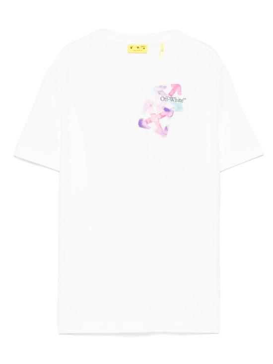 25FW [키즈] 오프화이트 티셔츠 OGAA001F25JER003 0184 WHITE MU