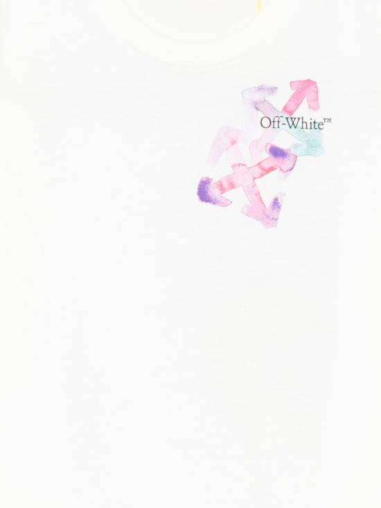 25FW [키즈] 오프화이트 티셔츠 OGAA001F25JER003 0184 WHITE MU - OFF WHITE