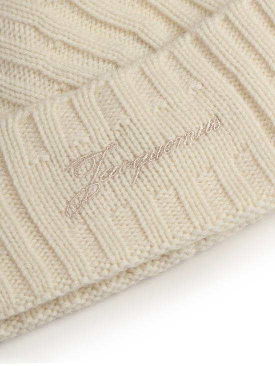 25FW 자크뮈스 비니 25HACU00767AK00287 110 Off white - JACQUEMUS