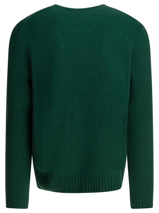 25FW 폴로 랄프로렌 스웨터 710978308001FA25 VNTG PINE HO CHARLES Green - POLO RALPH LAUREN