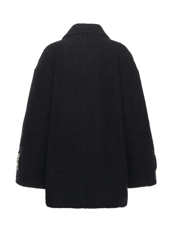 25FW 핑코 코트 105559 A2SHG02 Blue - PINKO