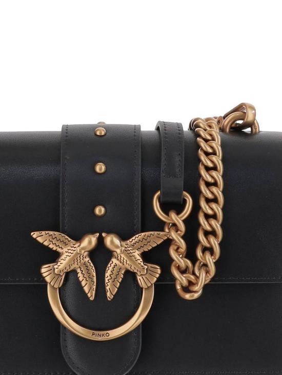 25FW 핑코 숄더백 105856 A0F1Z99Q NERO ANTIQUE GOLD - PINKO