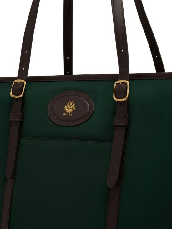 25FW 발리 B 라이트 토트백 WAE075 NY328I6K5Y SEAWEED EBANO - BALLY