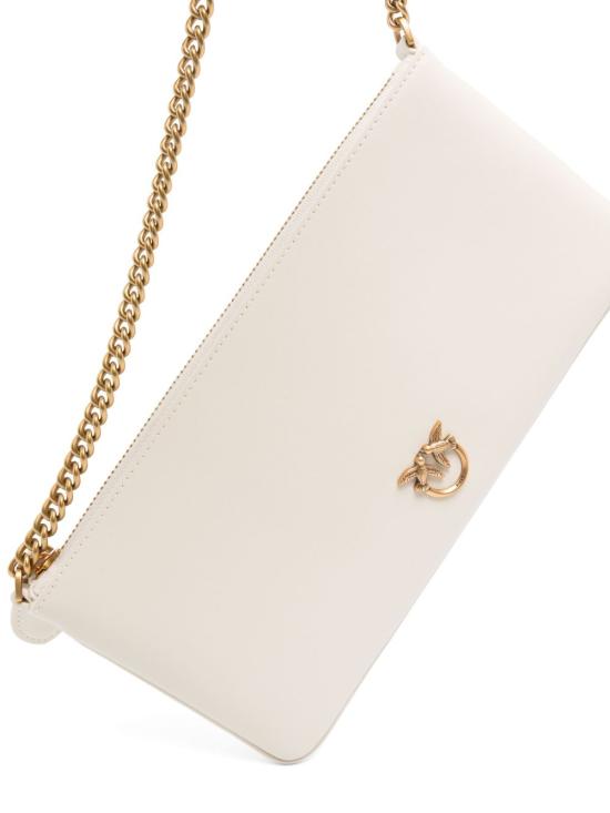 25FW 핑코 숄더백 102747 A0F1Z14Q BIANCO SETA ANTIQUE GOLD - PINKO