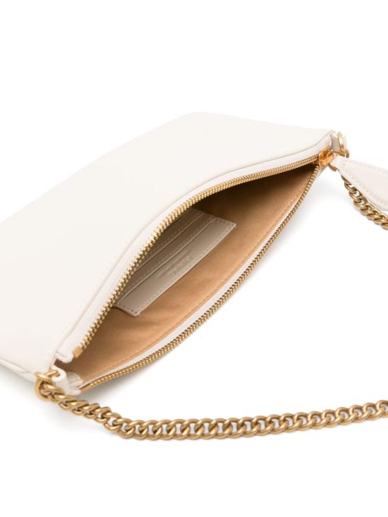 25FW 핑코 숄더백 102747 A0F1Z14Q BIANCO SETA ANTIQUE GOLD - PINKO