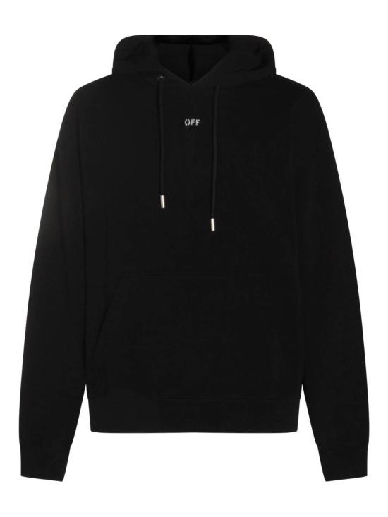 25FW 오프화이트 띵크맨 애로우 스케이트 후드 티셔츠셔츠 OMBB085F25FLE00C 1001 BLACK WH