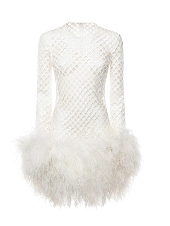 25FW 돌체앤가바나 미디 원피스 F60FCZ FLSLDW0800 White