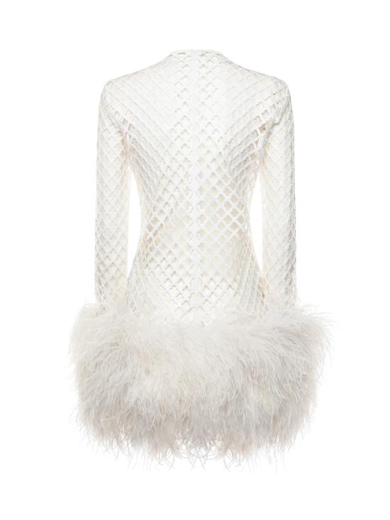 25FW 돌체앤가바나 미디 원피스 F60FCZ FLSLDW0800 White - DOLCE & GABBANA