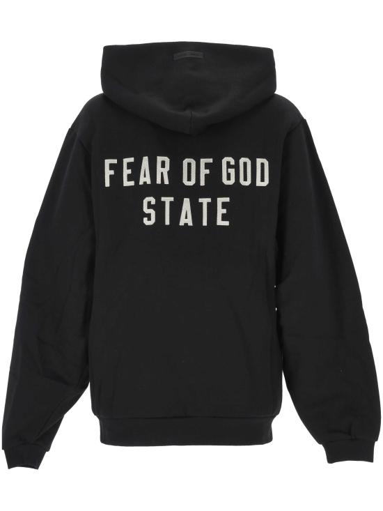 25FW 피어오브갓 플리스 집업 후디 192SP257440FW JET BLACK - FEAR OF GOD