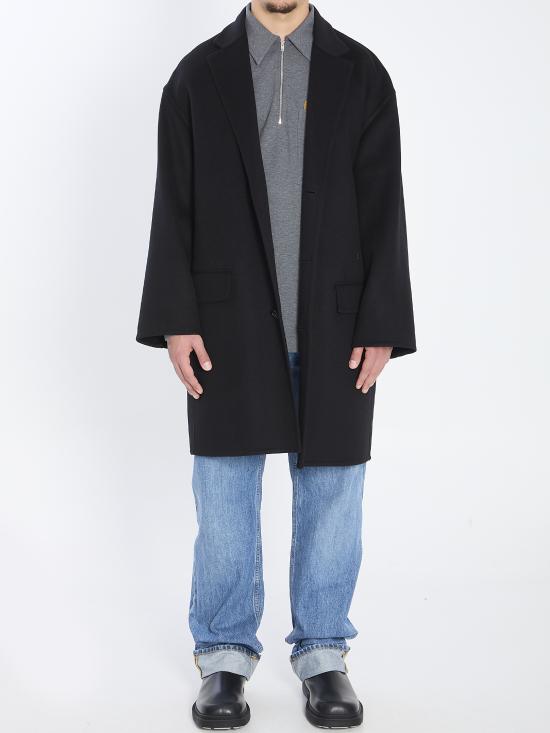 25FW 보테가베네타 코트 815142 BLACK - BOTTEGA VENETA