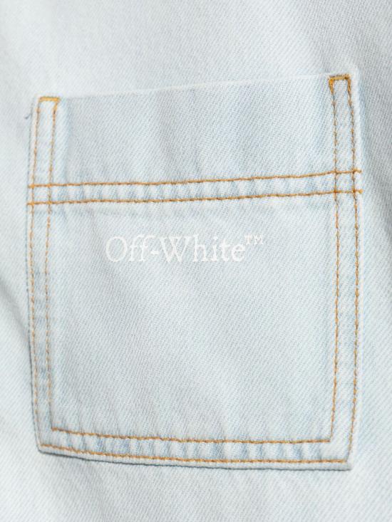 25FW 오프화이트 셔츠 OWYD013F25DEN002 4301 Blue - OFF WHITE