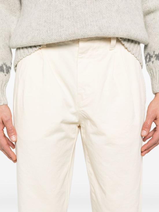 25FW 씨피 컴퍼니 스트레이트 팬츠 19CMPA213A110458G 402 White - C.P. COMPANY