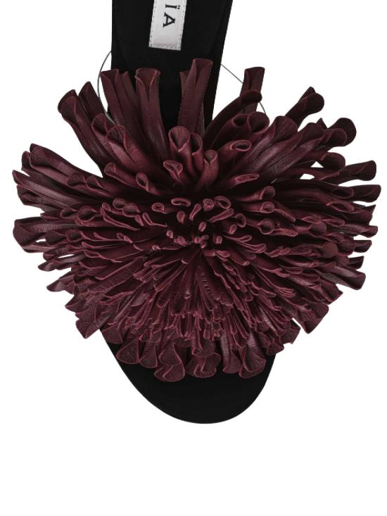 25FW 알라이아 샌들 AA3S2004I077 413 Aubergine - ALAIA