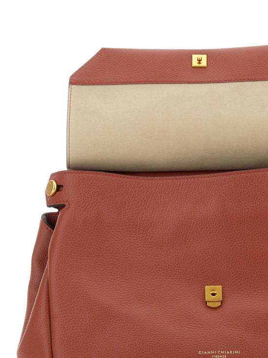 25FW 끼아리니 토트백 BS11376 GRNBRICK RED - CHIARINI