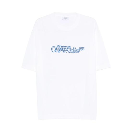 25FW 오프화이트 클라우디 어로우 스케이트 로고 티셔츠 OMAA120F25JER00G 0146 White na