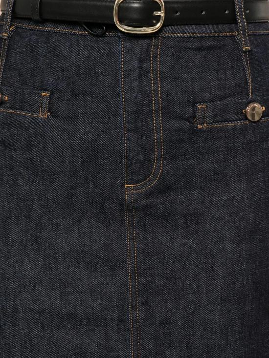 25FW 셀프 포트레이트 미디 스커트 PF25 808MSKBL BLUE Blue - SELF PORTRAIT