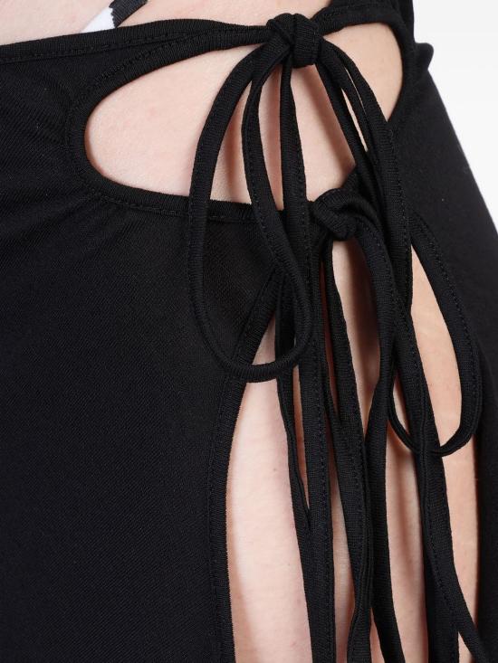 25FW 디 아티코 숏 스커트 250WCS00267JJJ060AA 100 Black - THE ATTICO