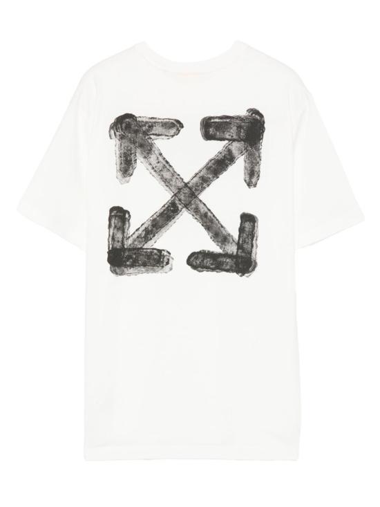 25FW [키즈] 오프화이트 티셔츠 OBAA002F25JER003 0110 WHITE BL - OFF WHITE