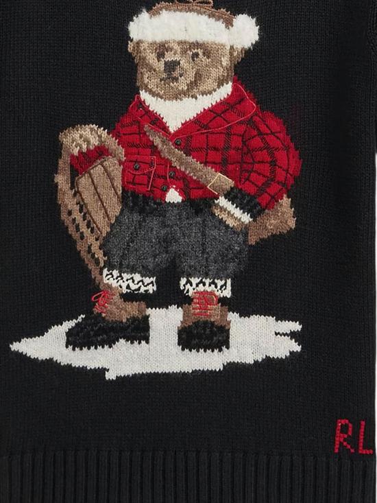 25FW [키즈] 폴로 랄프로렌 캐시미어 니트 981629 001 Black - POLO RALPH LAUREN