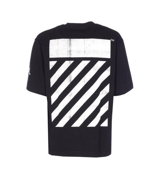 25FW 오프화이트 반팔 티셔츠 OMAA120F25JER00L 1001 BLACK WH - OFF WHITE