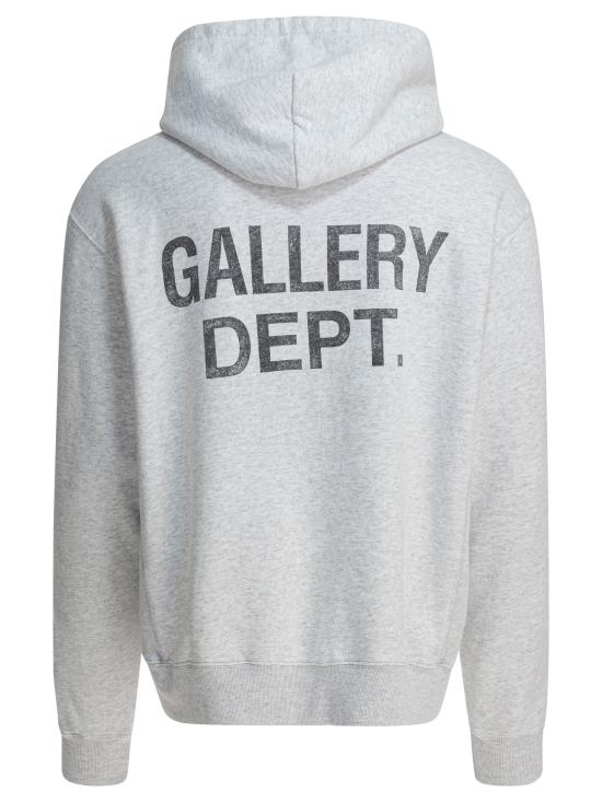 25FW 갤러리 디파트먼트 페인트 로고 후드 티셔츠 GPH 50044LIGHT HEATHER GREY Grey - GALLERY DEPT