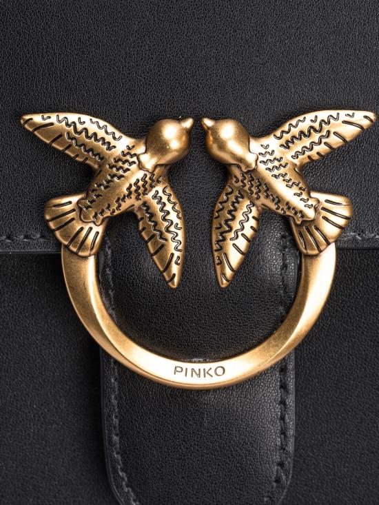 25FW 핑코 토트백 100071 A0F1Z99Q NERO ANTIQUE GOLD - PINKO