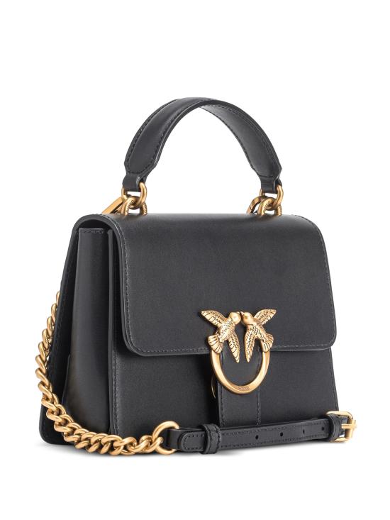 25FW 핑코 토트백 100071 A0F1Z99Q NERO ANTIQUE GOLD - PINKO