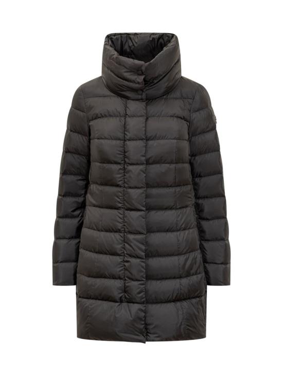 25FW 페트레이 솝착 MQN 03 하이칼라 슬림핏 롱 다운 재킷  PED545601181967 NER Black