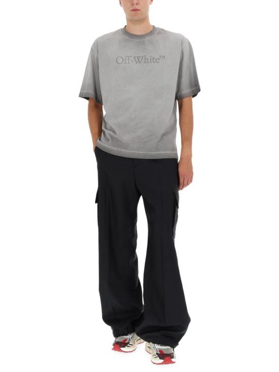 25FW 오프화이트 탑 OMAA120 F25JER00Q1212 GREY - OFF WHITE