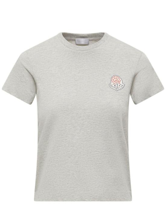 25FW 몽클레어 반팔 티셔츠 K20938C0002389AJS 979 Grey