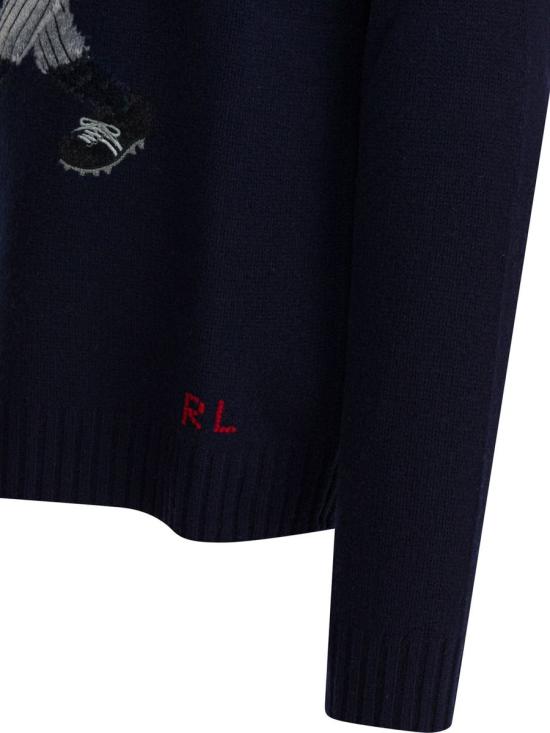 25FW 폴로 랄프로렌 긴팔 티셔츠 710982820001BEAR NAVY COMBO BLUE - POLO RALPH LAUREN