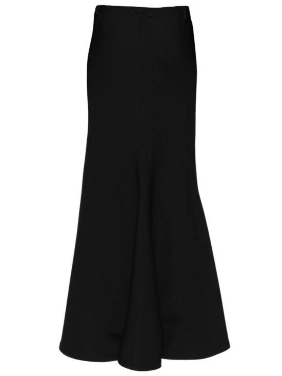 25FW 발렌시아가 미디 스커트 850662 TJT211000 Black - BALENCIAGA