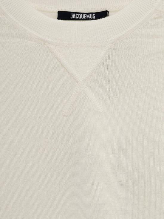 25FW 자크뮈스 긴팔 티셔츠 SWM00614AK00299 110 Beige - JACQUEMUS