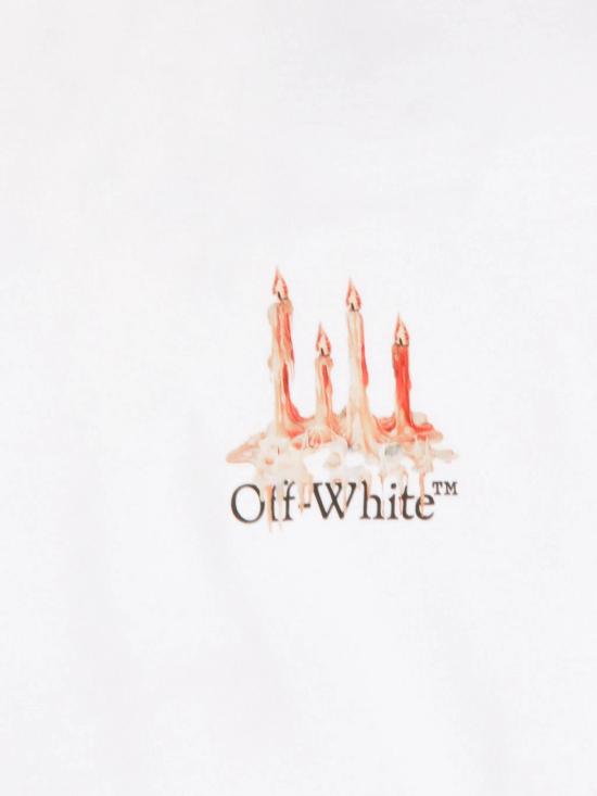 25FW 오프화이트 반팔 티셔츠 OMAA027F25JER002 0110 WHITE BL - OFF WHITE