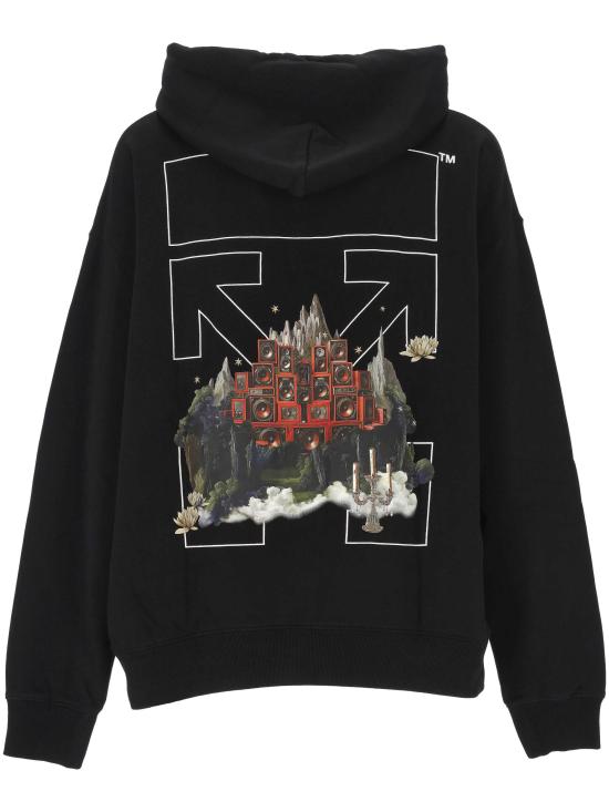 25FW 오프화이트 긴팔 티셔츠 OMBB085F25FLE008 1001 BLACK WH - OFF WHITE