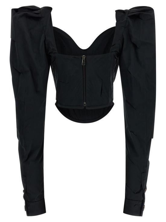 25FW 비비안웨스트우드 탑 1503003GW018ON401 Black - VIVIENNE WESTWOOD