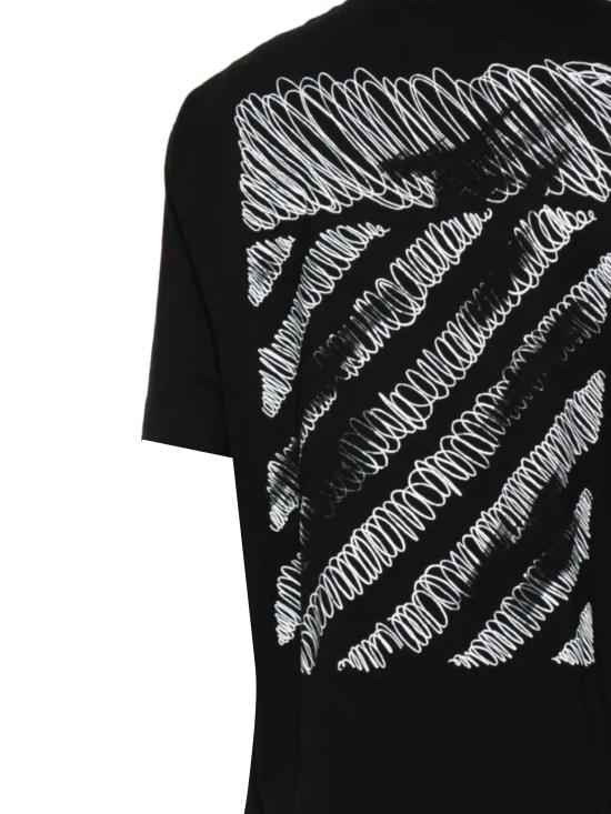 25FW 오프화이트 반팔 티셔츠 OMAA120F25JER00M 1001 BLACK WH - OFF WHITE